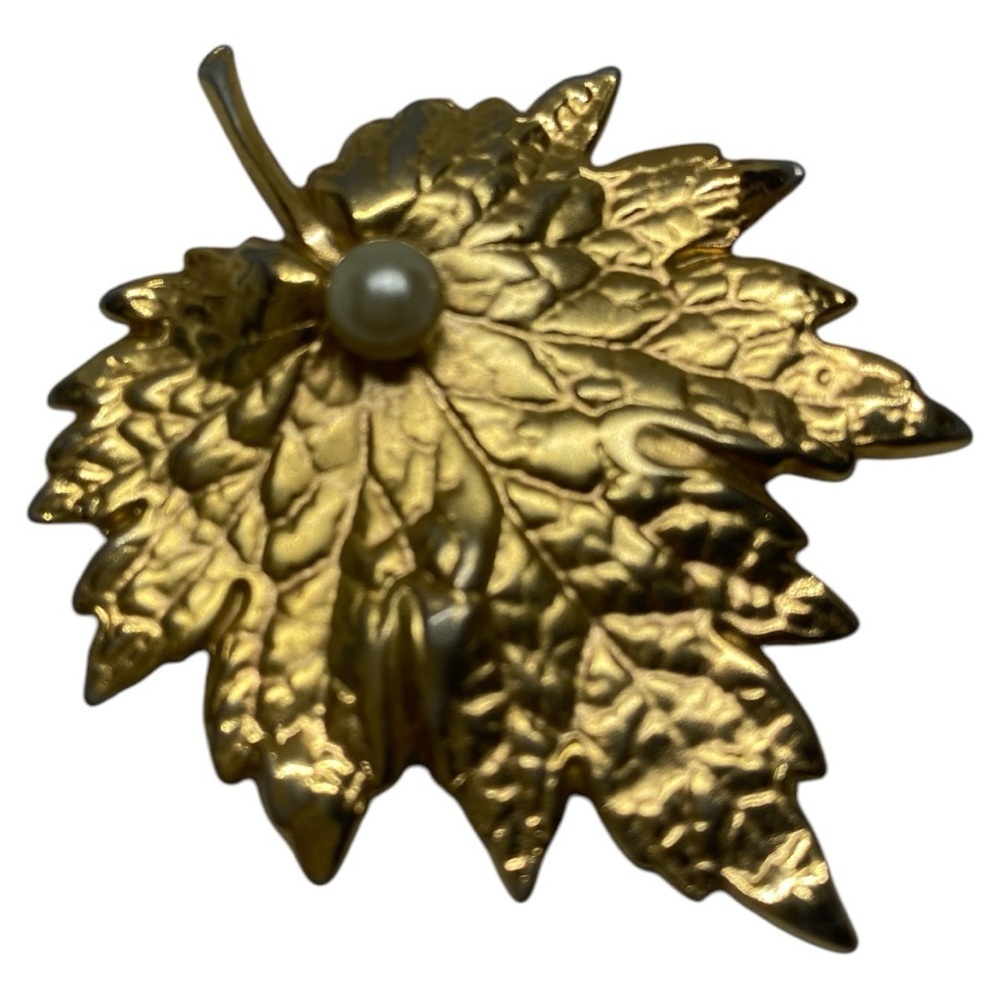 Vintage Napier Leaf Brooch - Picture 1 of 8